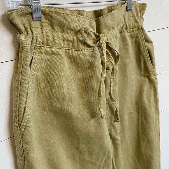 Universal Thread Tribeca Green Drawstring Jean Wide leg Pants SZ 4R - Picture 7 of 9